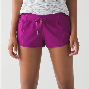 Lululemon Hotty Hot Short Deep Fuschia Pink